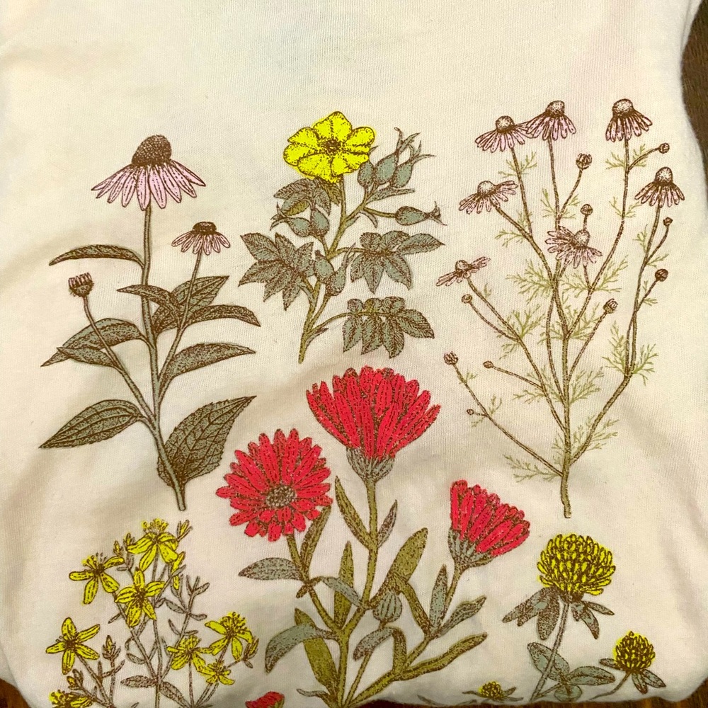 Floral Crew Neck Sweater